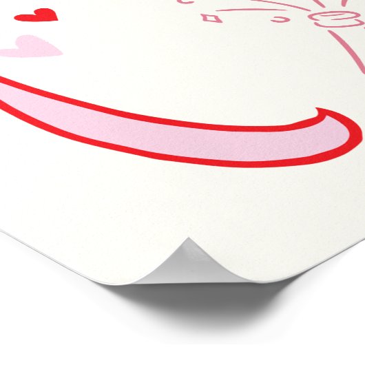 Galentine's Day Party Downloadable Welcome ポスター (角)