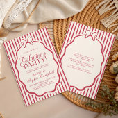 Galentine's Day Party Girls Valentine 招待状