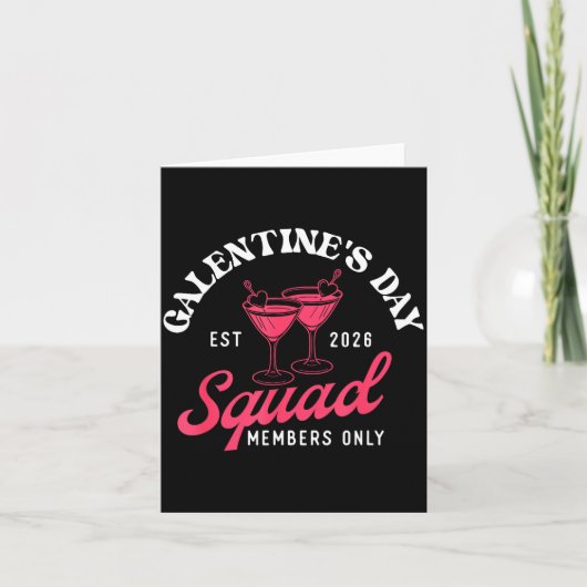 Galentine's Day Squad - Galentine's Day Gals Siste カード (正面)