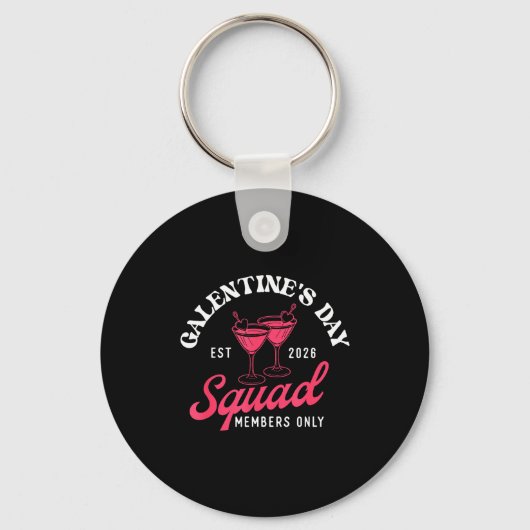 Galentine's Day Squad - Galentine's Day Gals Siste キーホルダー (正面)