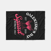 Galentine's Day Squad - Galentine's Day Gals Siste フリースブランケット (正面(横))