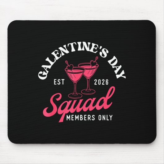 Galentine's Day Squad - Galentine's Day Gals Siste マウスパッド (正面)