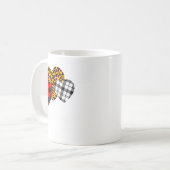 Galentines Day Squad Valentines Hearts Love Leopar コーヒーマグカップ (正面左)