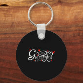 Galentines Day Valentines Day Female Friendship Ga キーホルダー (正面)