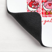 Galentines Day Women Galentines Gang Goose Valenti マウスパッド (コーナー)
