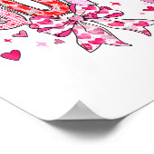 Galentines Day Women Galentines Squad Funny Valent ポスター (角)