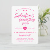 Galentine's Favorite Things Party 招待状 (スタンド正面)