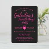 Galentine's Favorite Things Valentine's Party 招待状 (スタンド正面)