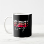 Galentines Gang - Galentine's Day Gals Sisterhood コーヒーマグカップ (左)