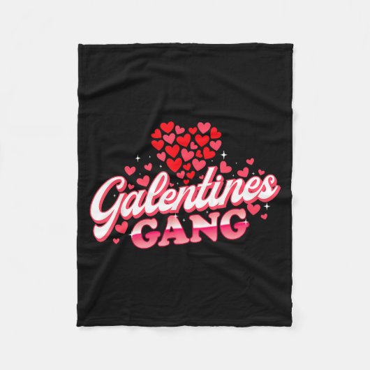Galentines Gang - Galentine's Day Gals Sisterhood フリースブランケット (正面)