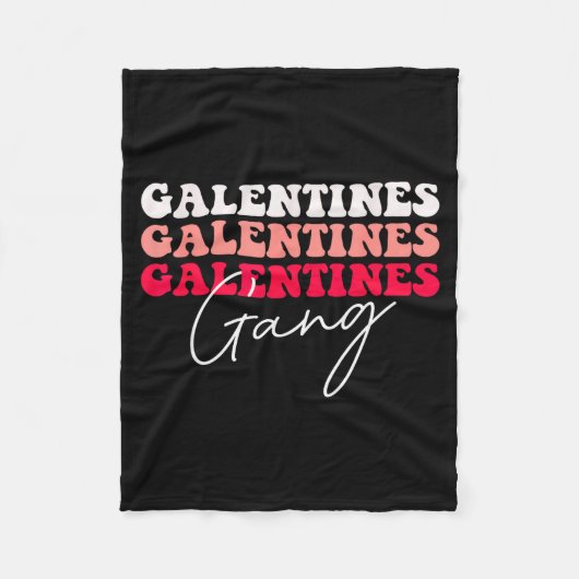 Galentines Gang - Galentine's Day Gals Sisterhood フリースブランケット (正面)