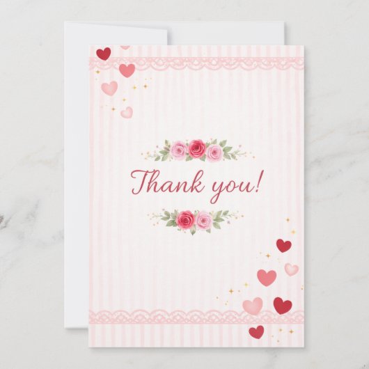 Galentine's Girls Night Invitation Template 招待状 (裏面)