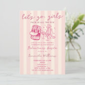 Galentines Let’s Go Girls Sardines Cocktails Party 招待状 (スタンド正面)