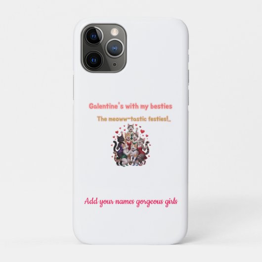 Galentine's with my besties Case-Mate iPhoneケース (裏)