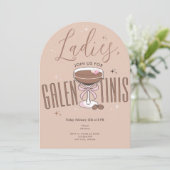 Galentini Martini Mocha Mousse Galentine DayParty 招待状 (スタンド正面)