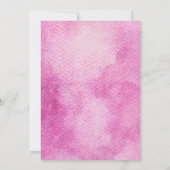 Galentin's Day Night Out Pink Heart Minimalist 招待状 (裏面)