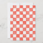 Galentin's Day Night Out Red Heart Cute Lolipop 招待状 (裏面)