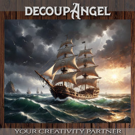 Galeone's Last Stand - Decopage - 薄葉紙