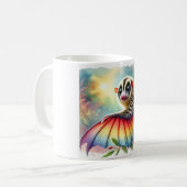 Galeopithecus Majesty 290824AREF145 - Watercolor コーヒーマグカップ (正面左)