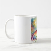Galeopithecus Majesty 290824AREF145 - Watercolor コーヒーマグカップ (左)