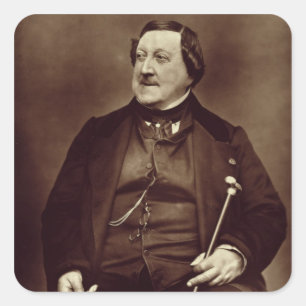 「Galerie ConteからのGioacchino Rossini (1792-1868年) スクエアシール