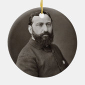 「Galerie Contemからのジウゼッペde Nittis (1846-84年)、 セラミックオーナメント (裏面)