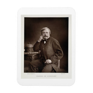 「Galerie Contempからのエドモンドde Goncourt (1822-96年) マグネット