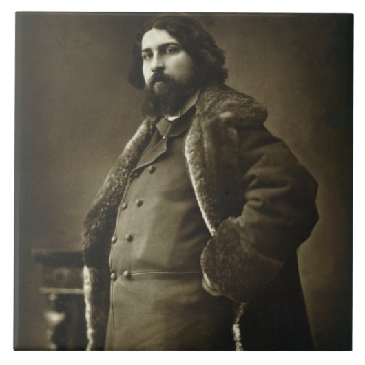 「Galerie ContemporからのダニエルVierge (1851-1904年)、 タイル (正面)