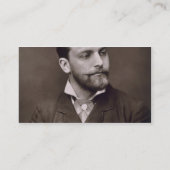「Galerie ContemporaからのアンリーGervex (1852-1929年)、 名刺 (裏面)