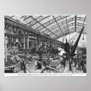 Galerie des機械の建築敷地 ポスター