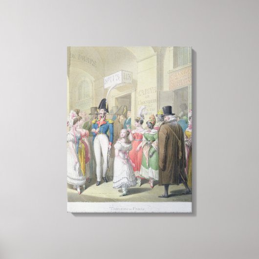 Galeries du Palais-王室の、Tableau deより キャンバスプリント (正面)