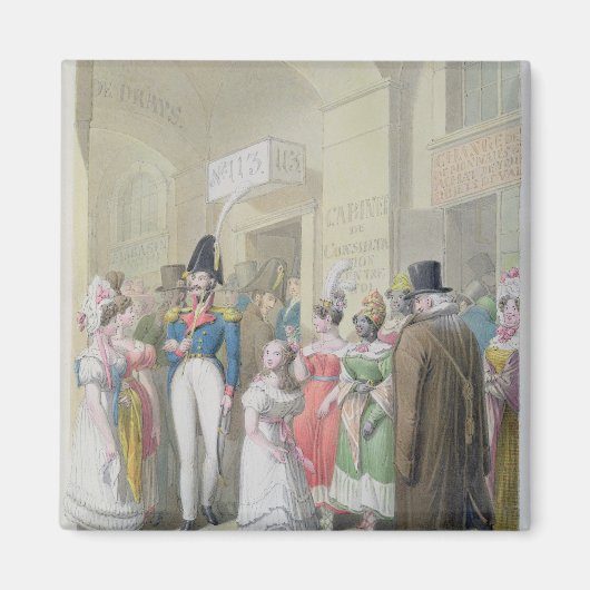 Galeries du Palais-王室の、Tableau deより マグネット (正面)