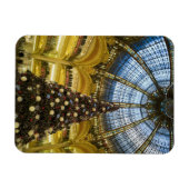 Galeries La Fayette at Christmas，パリ，フランス マグネット (横)