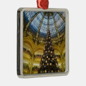Galeries La Fayette at Christmas，パリ，フランス メタルオーナメント (右)