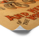 GALETTIパフォーミングモンキーAct VAUDEVILLEポスター ポスター (角)