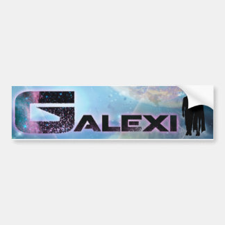 GALEXIロゴバンパーステッカー バンパーステッカー