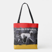 Galgo espagnol トートバッグ (裏面)