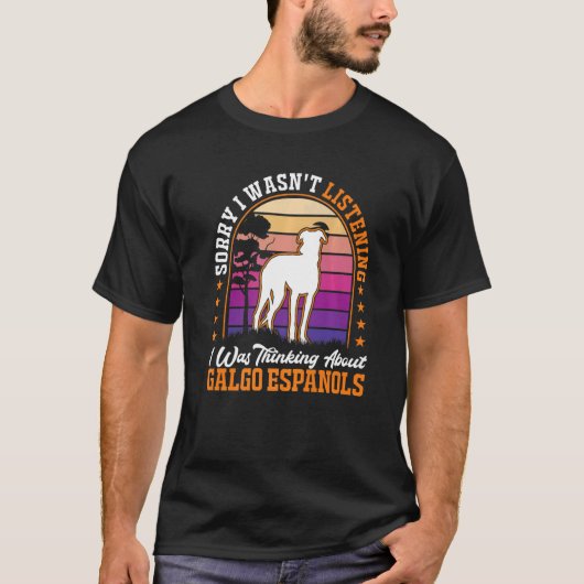 Galgo Espanol Spanish Greyhound Galgo Premium Tシャツ (正面)