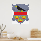 Galicia Austria-Hungary, coat of arms 19 century ポスター (キッチン)