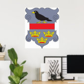 Galicia Austria-Hungary, coat of arms 19 century ポスター (ホームオフィス)