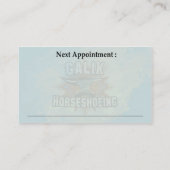 Galik Horseshoeing 予約カード (裏面)