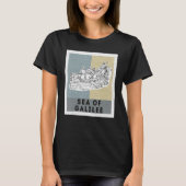 Galilee seas storms religious Christians Christian Tシャツ (正面)