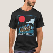 Galilee seas storms religious Christians Christian Tシャツ (正面)