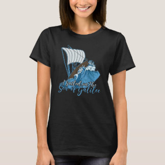 Galilee seas storms religious Christians Christian Tシャツ