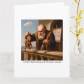Galileo’s horrifying use of laboratory animals. カード (黄色い花)