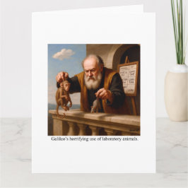 Galileo’s horrifying use of laboratory animals. カード