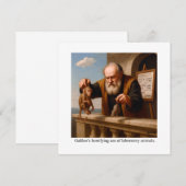 Galileo’s horrifying use of laboratory animals. 招待状 (正面/裏面)