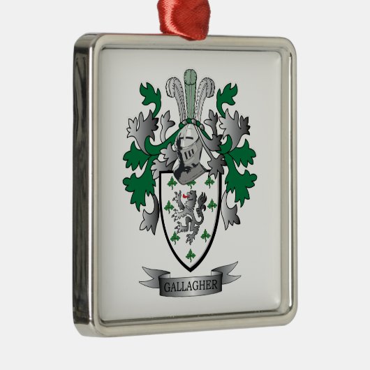 Gallagherの紋章付き外衣 メタルオーナメント (右)
