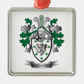 Gallagherの紋章付き外衣 メタルオーナメント (正面)