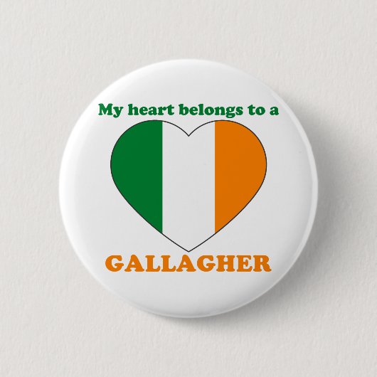 Gallagher 缶バッジ (正面)